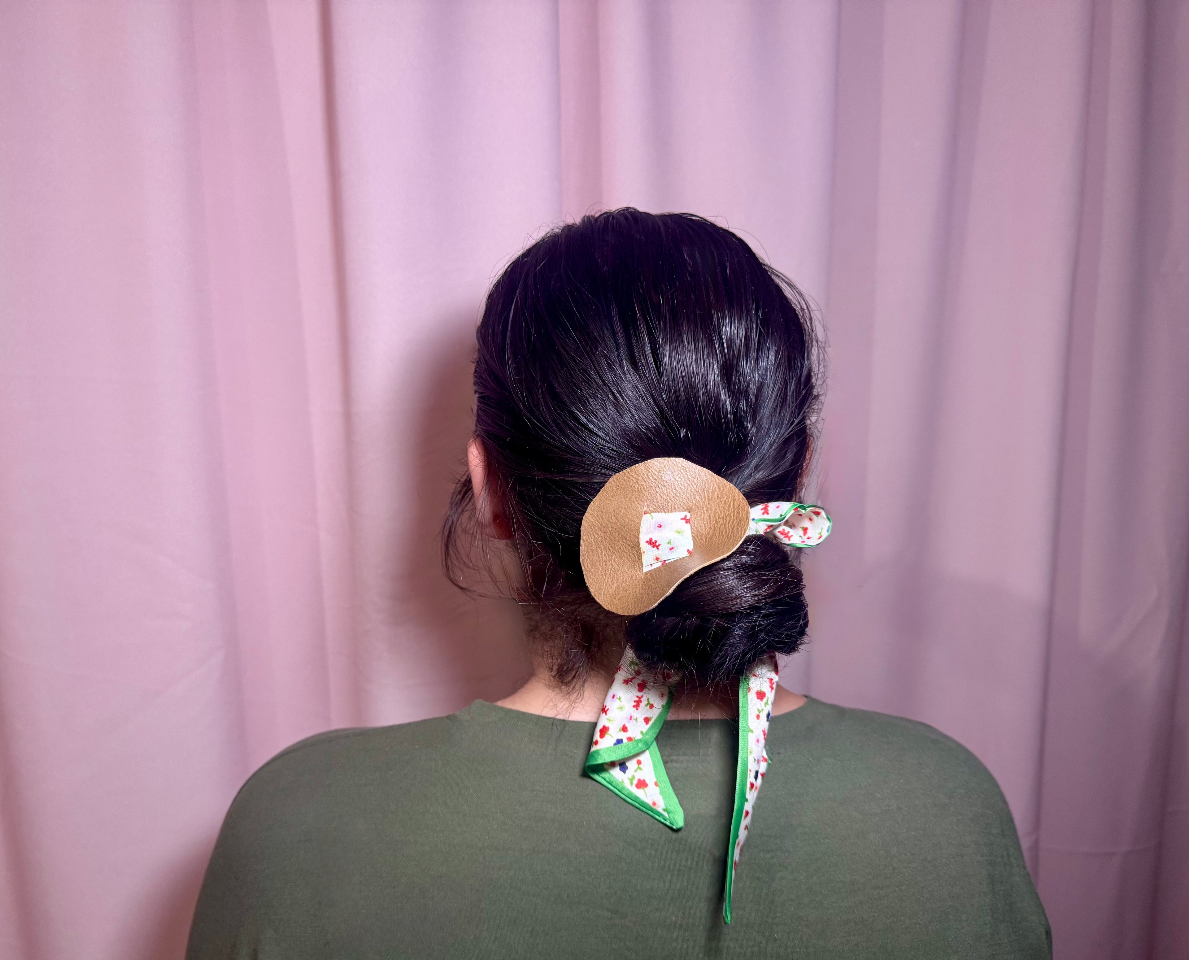 Handcrafted Leather Hair Bow