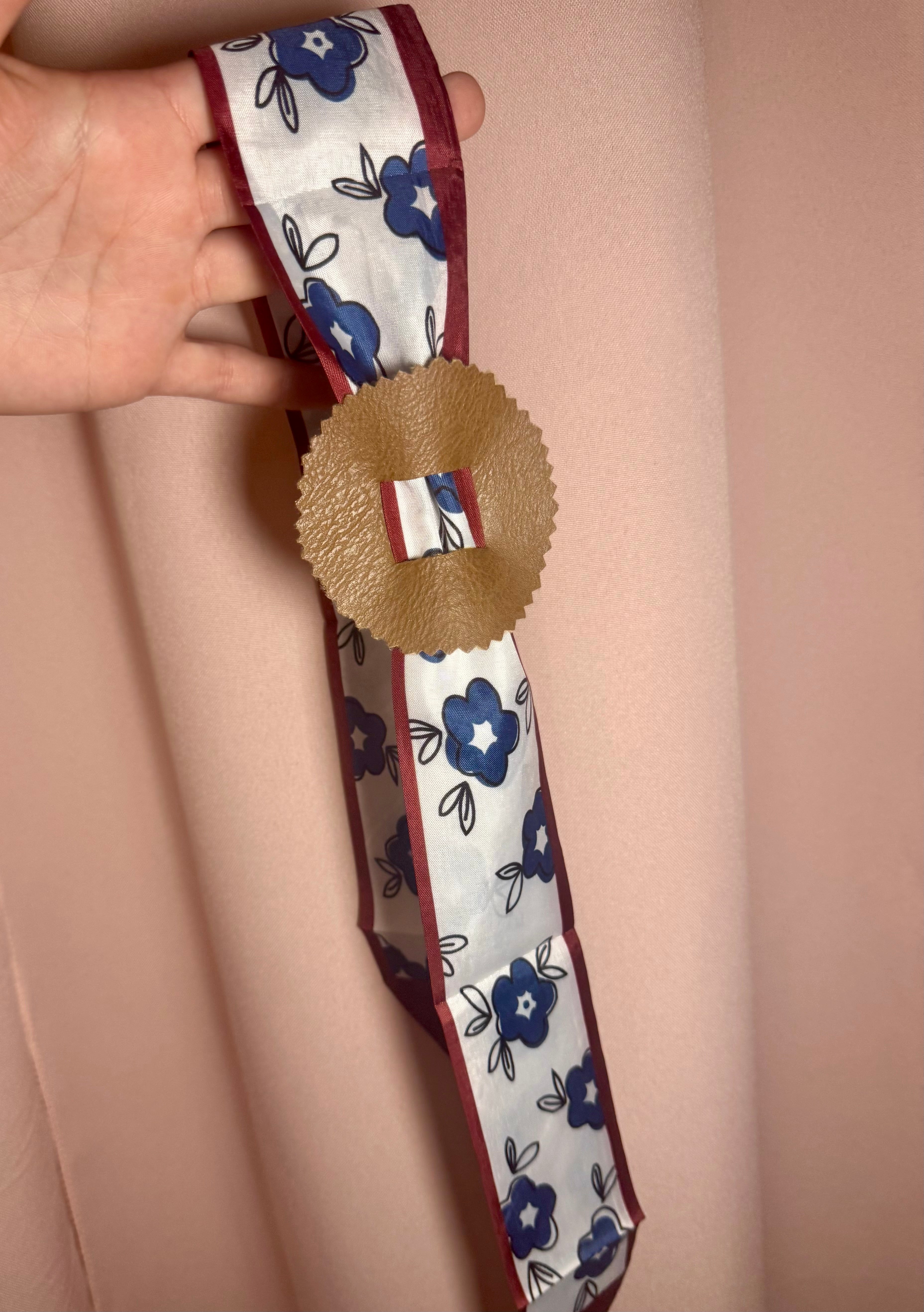 Handcrafted Leather Hair Bow