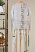 Checker Mix Mesh Top