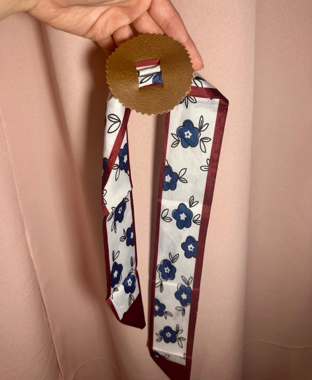 Handcrafted Leather Hair Bow
