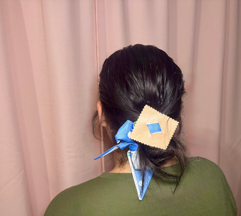 Handcrafted Leather Hair Bow